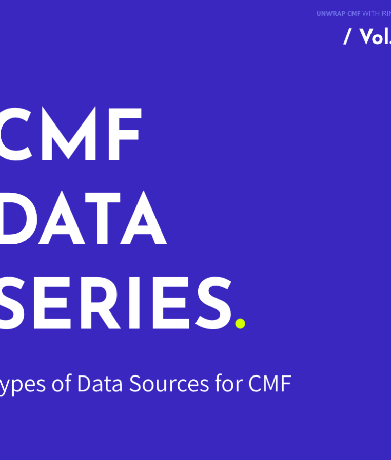 Vol 3. CMF Data on Types of Data Sources